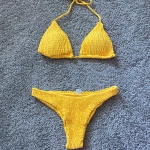 Yellow bikini from SHEIN